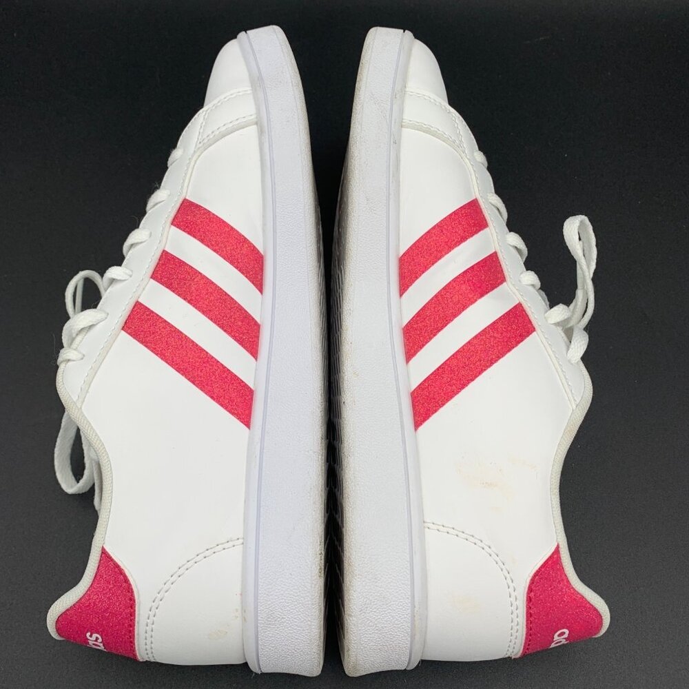 Adidas Womens White & Pink Sneakers Shoes Size 7.5 SPG 753001 - Picture 4 of 7